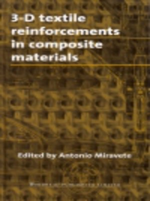 cover image of 3-D Textile Reinforcements in Composite Materials